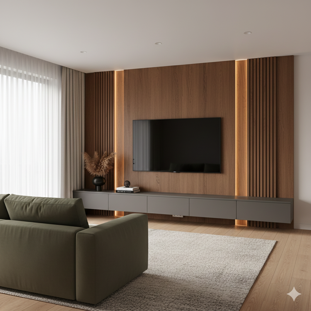 TV Ünitesi & Duvar Panel Uygulamaları